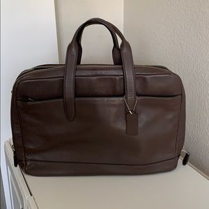 Coach leather briefcase